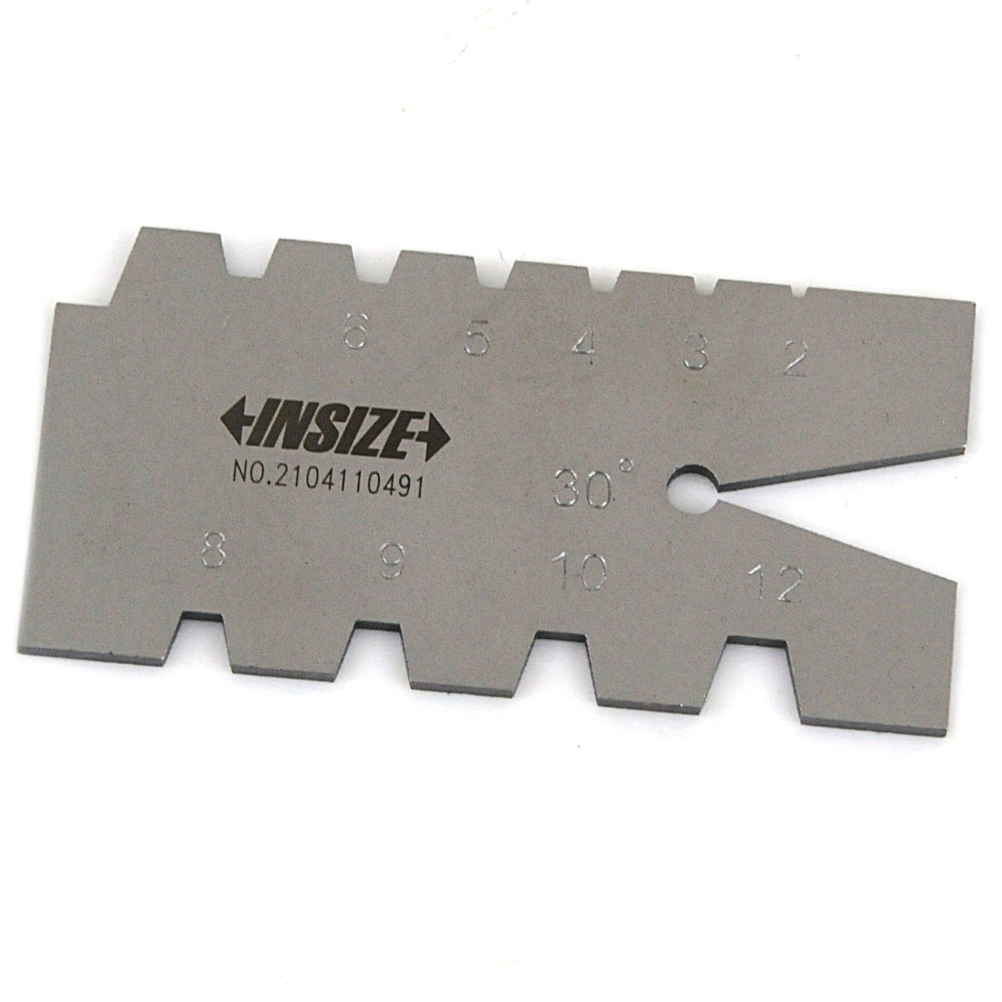Insize Thread Angle Gauge 2-12mm Range Series 4812-12 - Twin Eagle Imports
