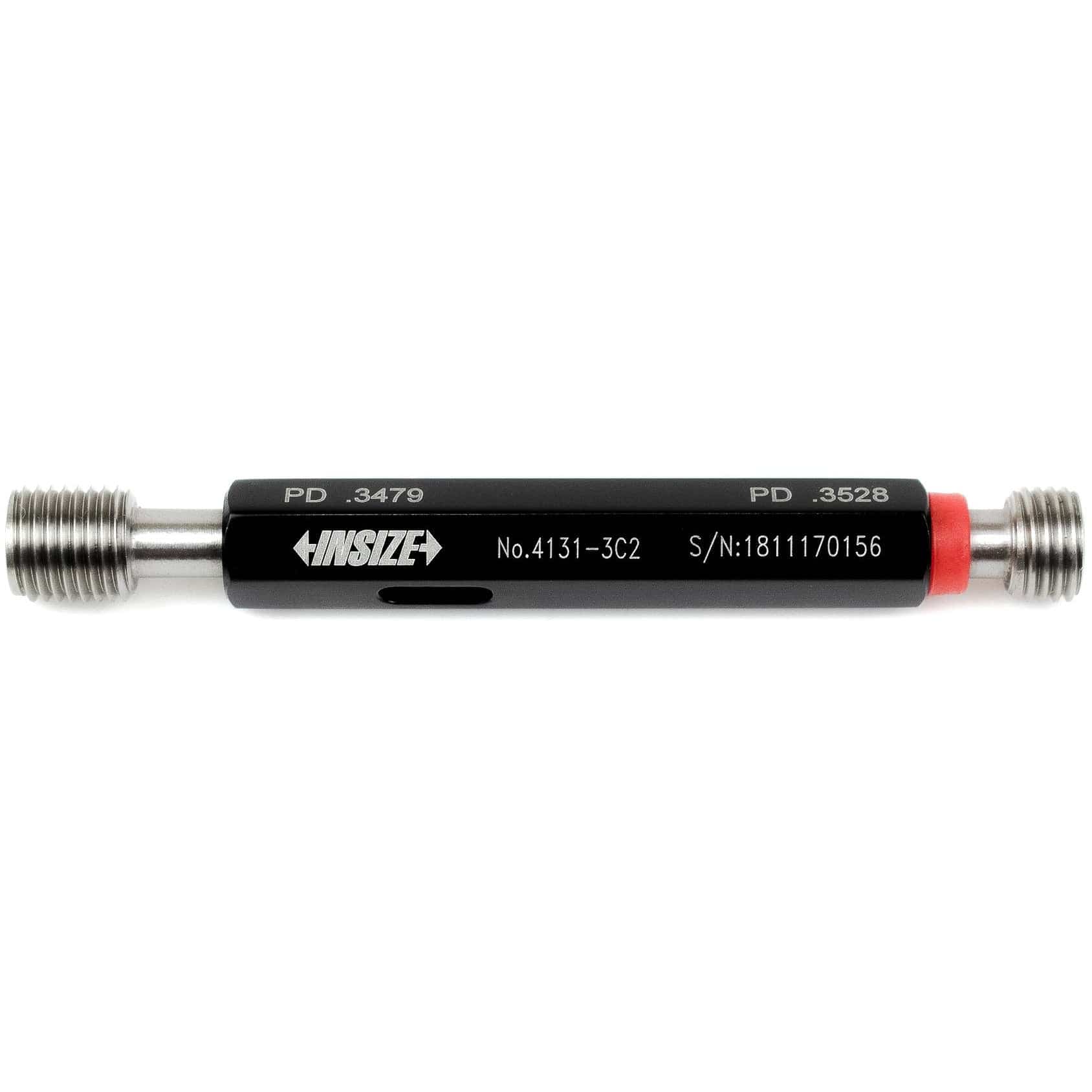 Insize Thread GO NOGO Plug Gauge 3/8"-24 UNF Series 4131-3C2 - Twin Eagle Imports