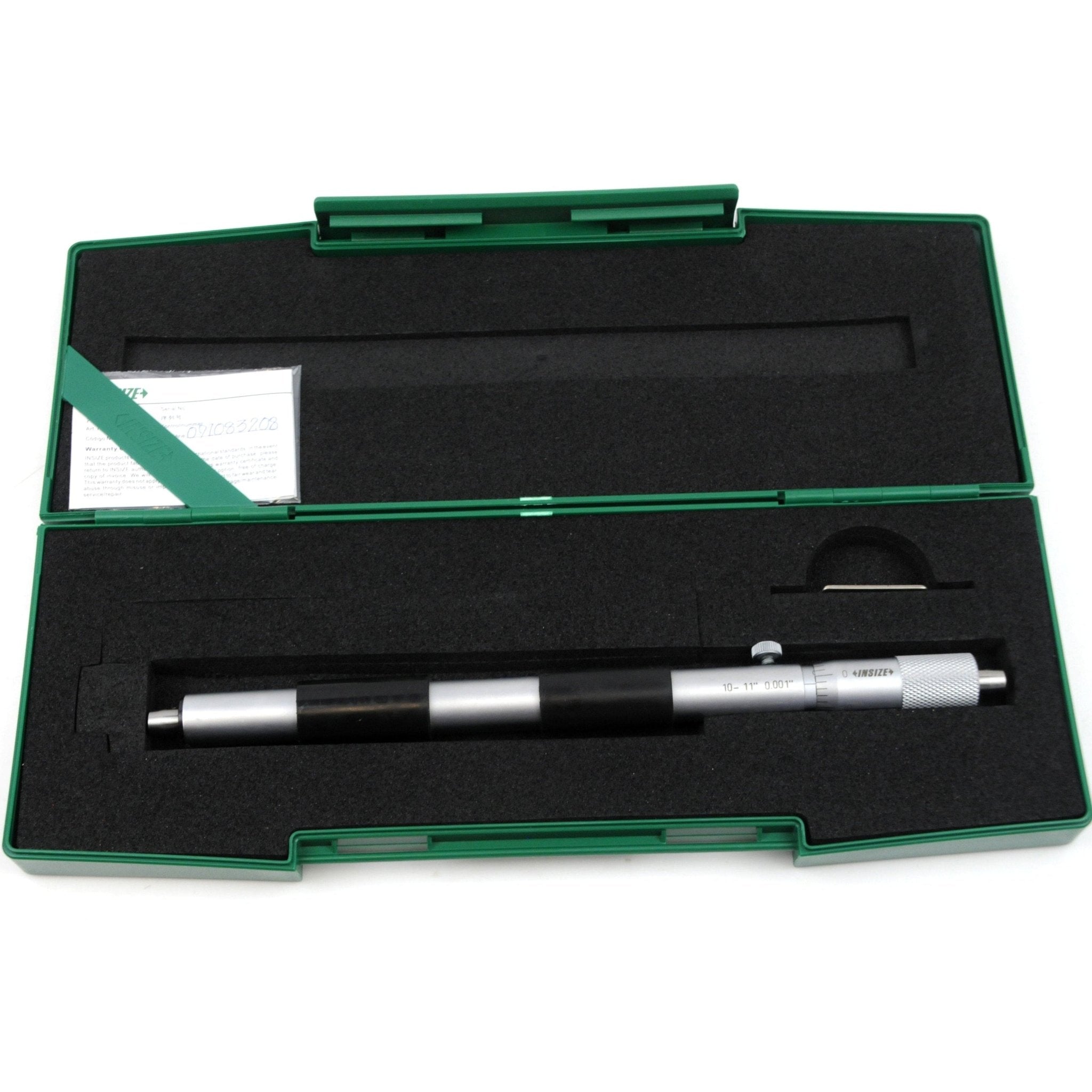 Insize Tubular Inside Micrometer 10-11" Range Series 3229-11 - Twin Eagle Imports