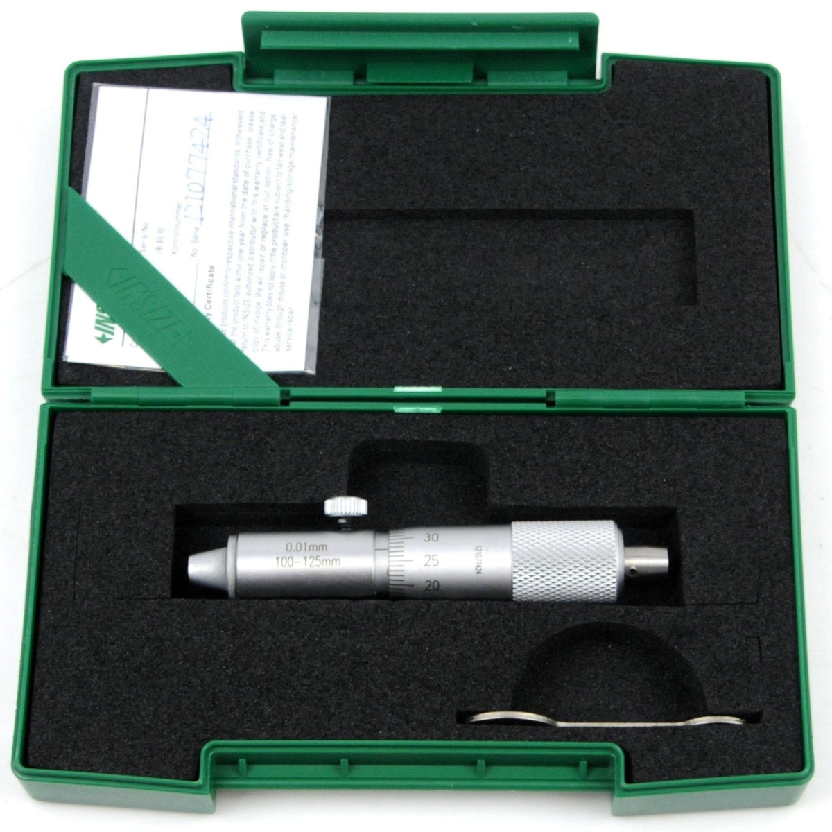 Insize Tubular Inside Micrometer 100-125mm Range Series 3229-125 - Twin Eagle Imports