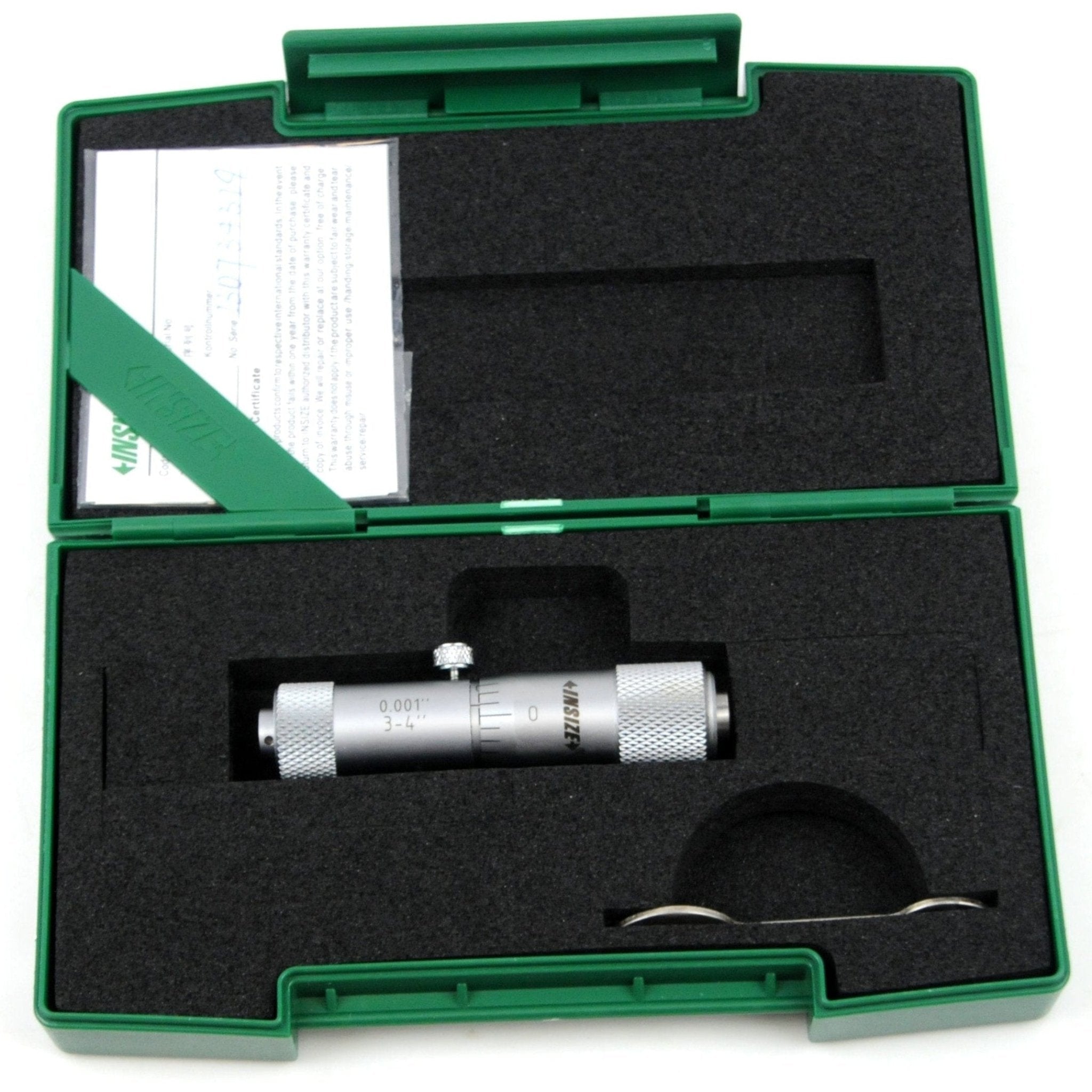 Insize Tubular Inside Micrometer 3-4" Range Series 3229-4 - Twin Eagle Imports