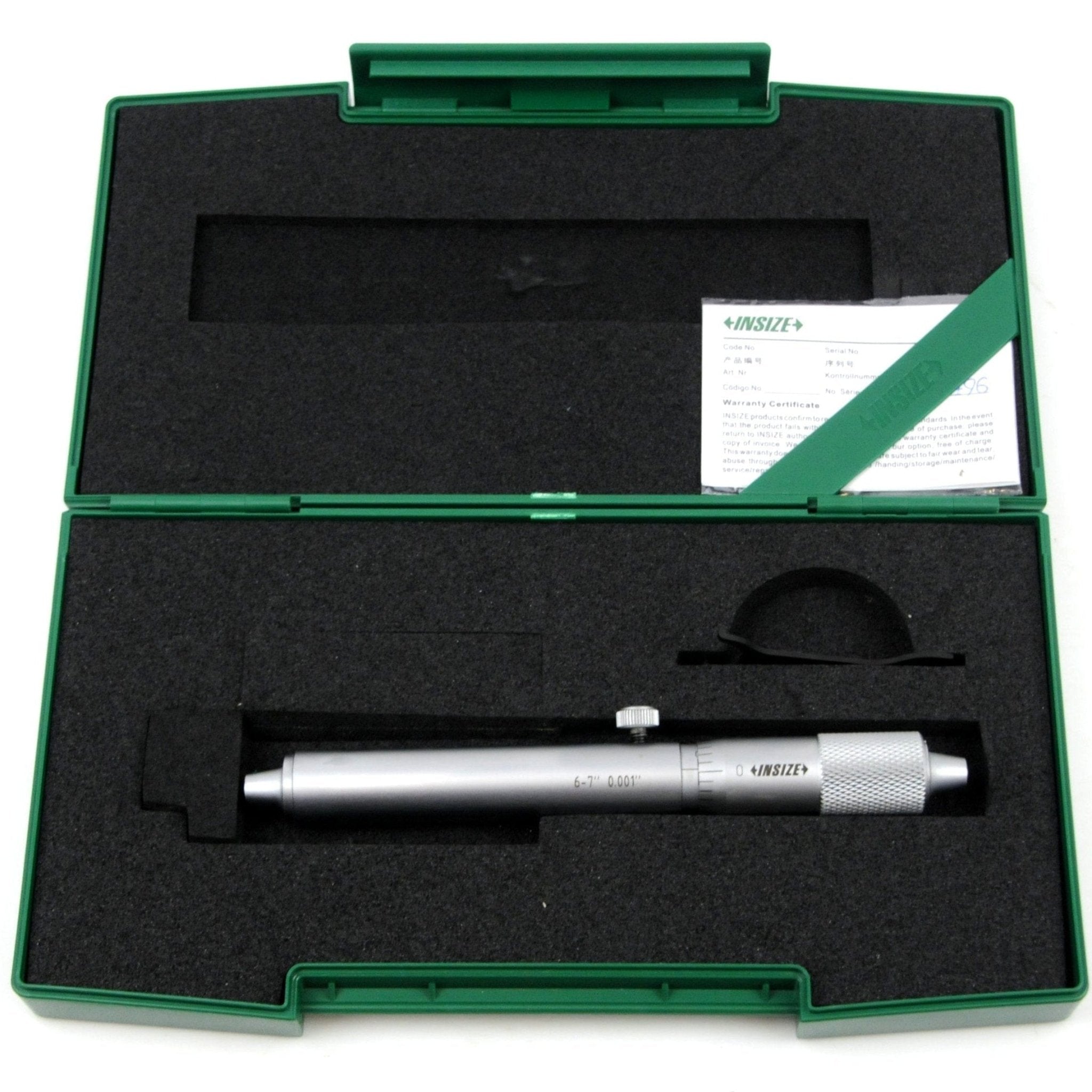 Insize Tubular Inside Micrometer 6-7" Range Series 3229-7 - Twin Eagle Imports