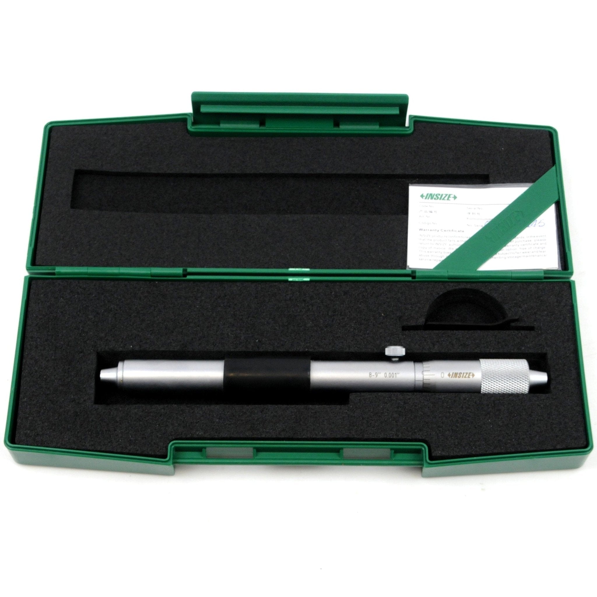Insize Tubular Inside Micrometer 8-9" Range Series 3229-9 - Twin Eagle Imports