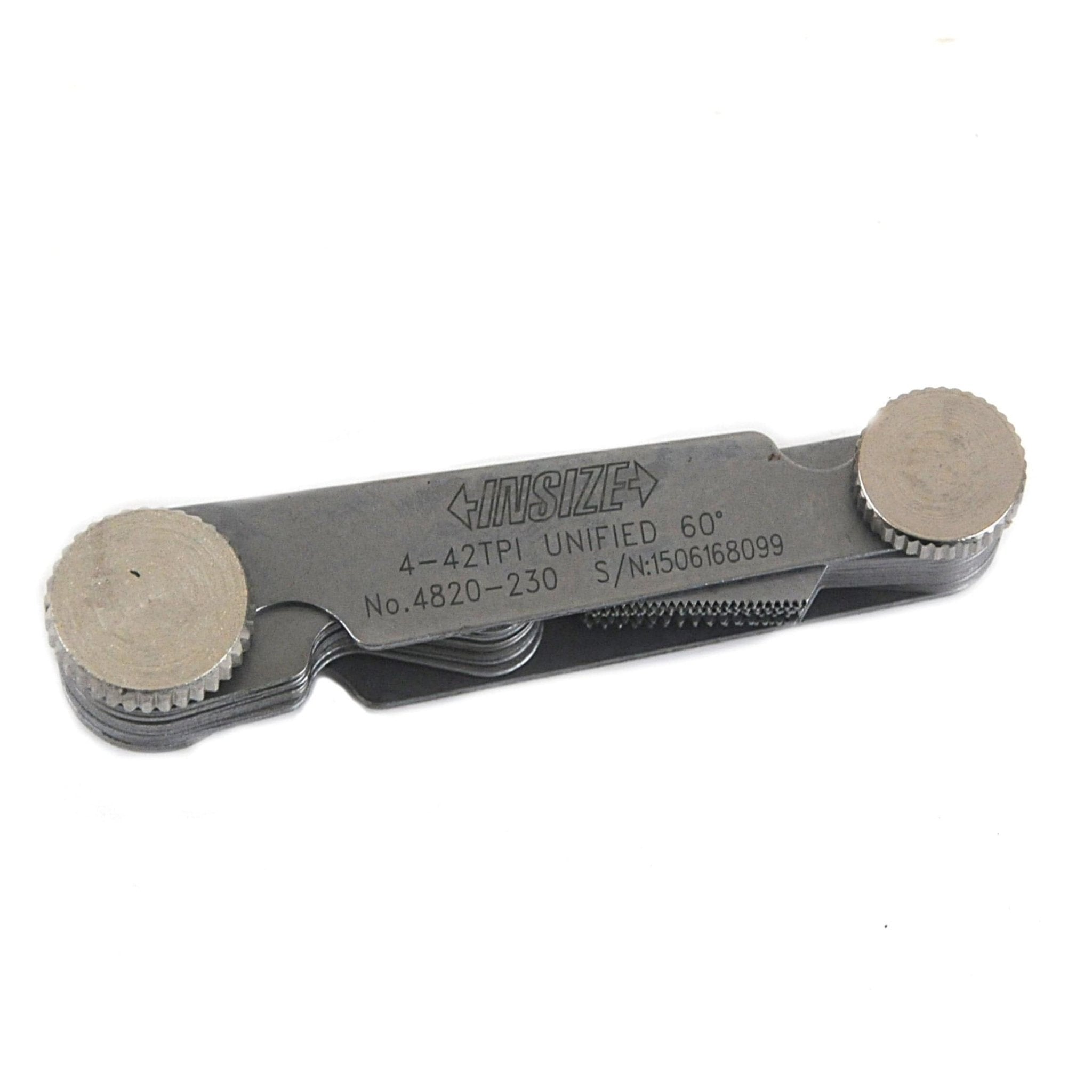 Insize Unified 60° Screw Pitch Gauge 4-42TPI Range Series 4820-230 - Twin Eagle Imports