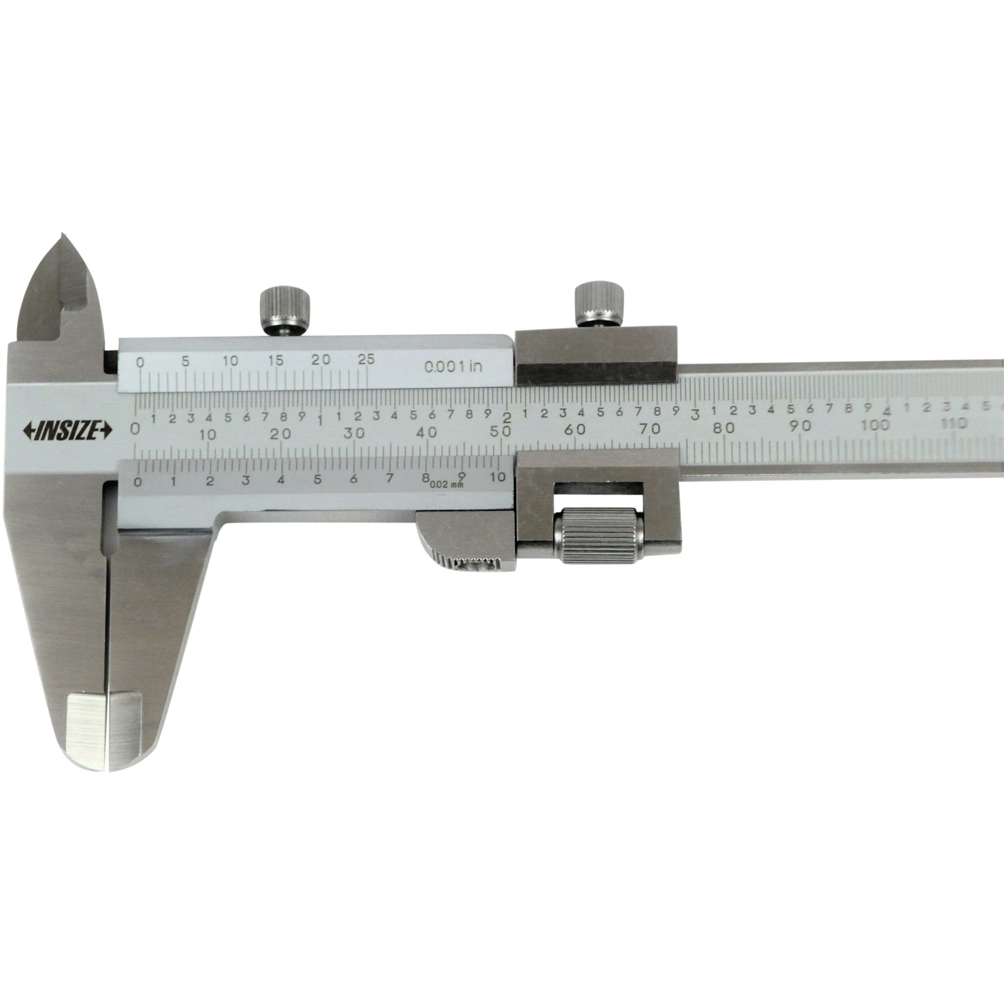 Insize Vernier Caliper 0-130mm/0-5" Range Series 1233-130 - Twin Eagle Imports