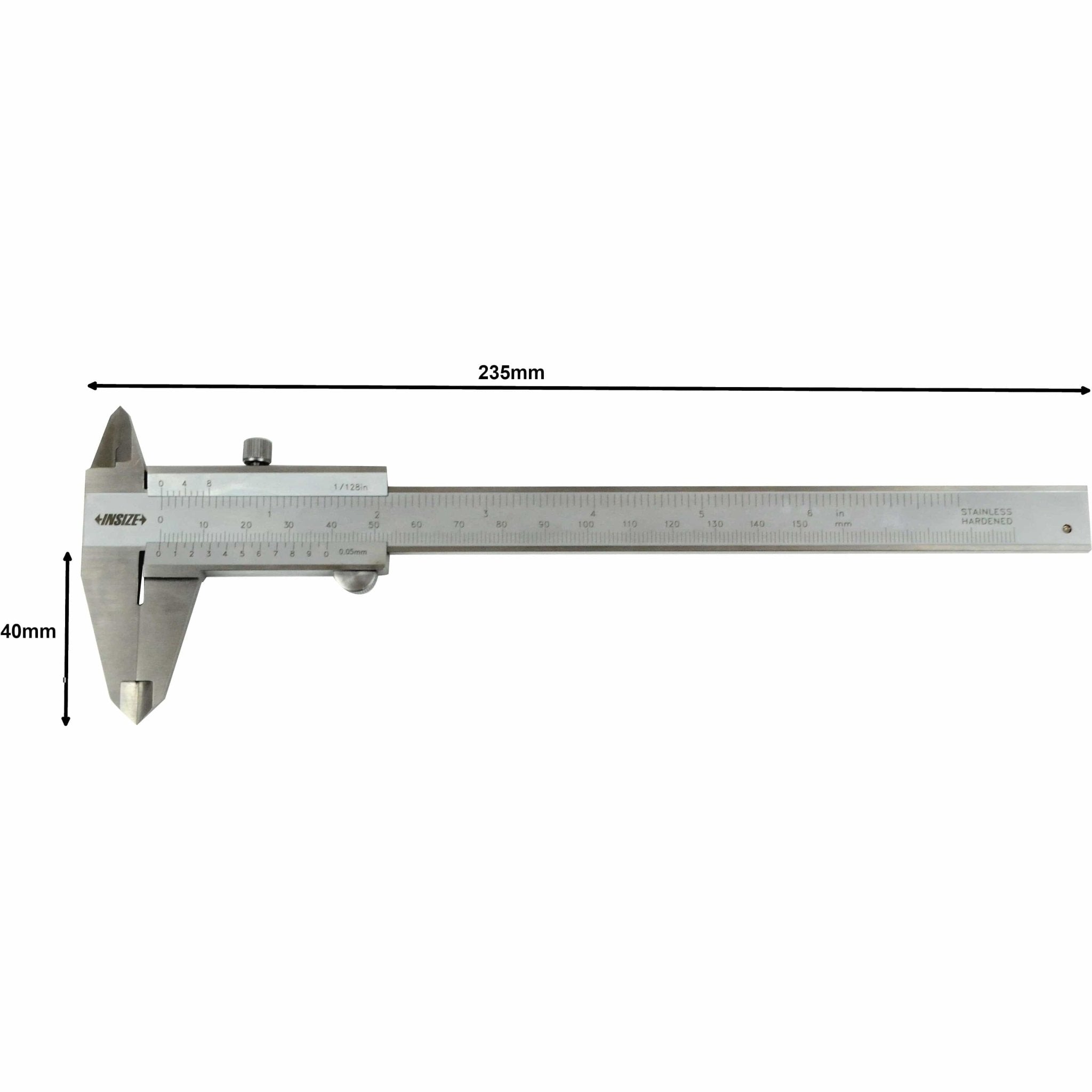 Insize Vernier Caliper 0-150mm/0-6" Range Series 1202-150 - Twin Eagle Imports