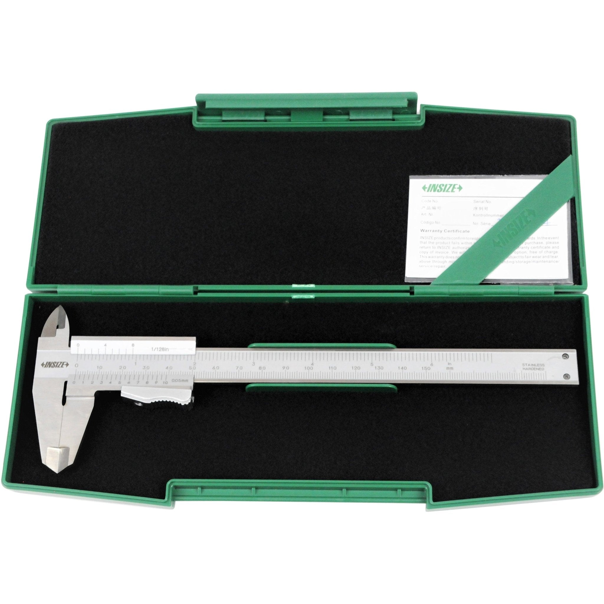 Insize Vernier Caliper 0-150mm/0-6" Range Series 1223-150 - Twin Eagle Imports
