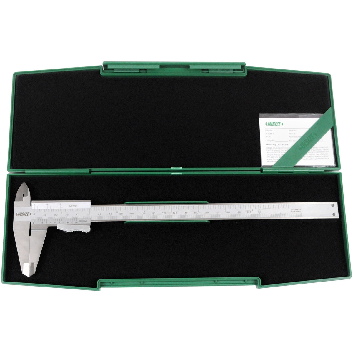 Insize Vernier Caliper 0-200mm/0-8" Range Series 1223-200 - Twin Eagle Imports
