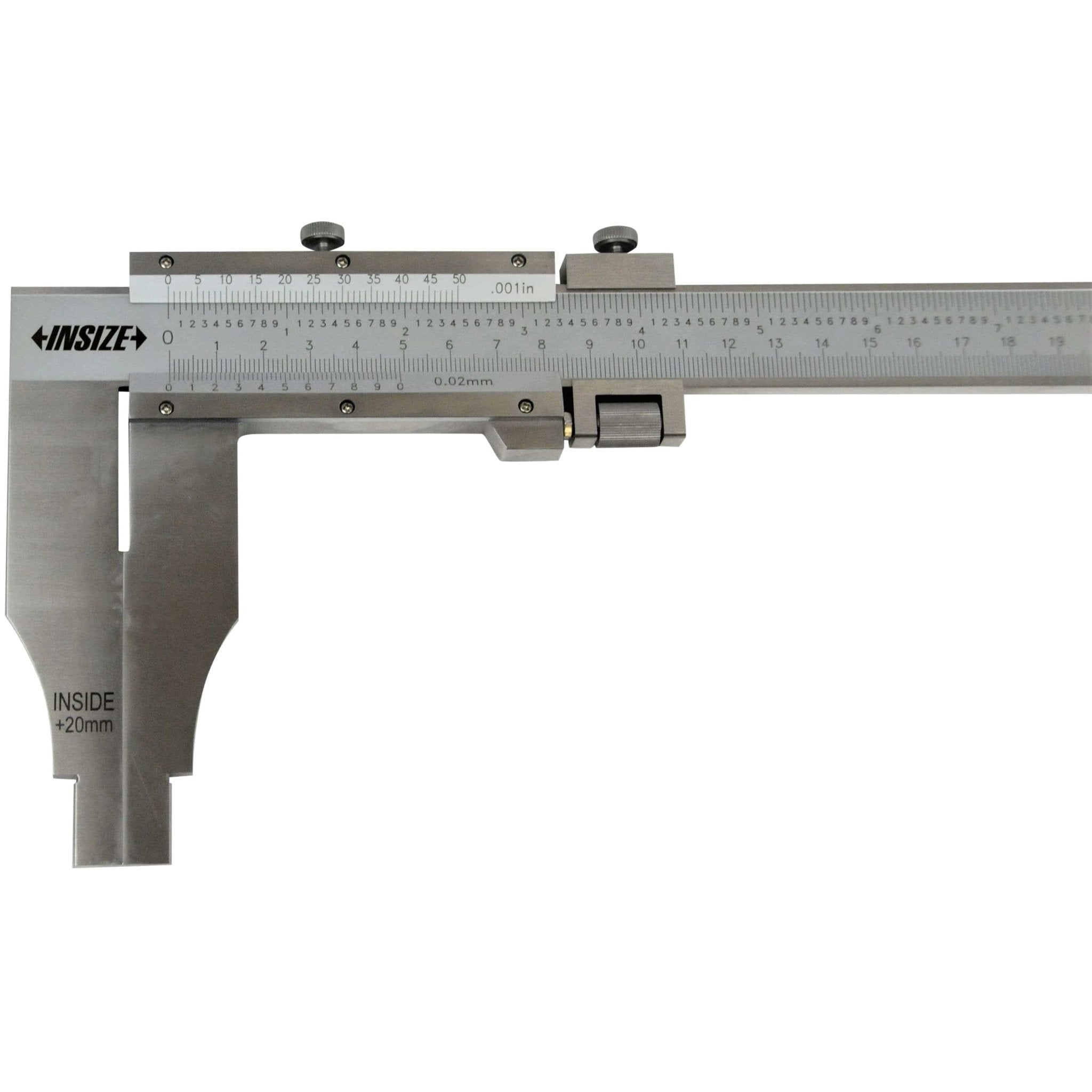 Insize Vernier Caliper 0-500mm/0-20" Range Series 1214-500 - Twin Eagle Imports