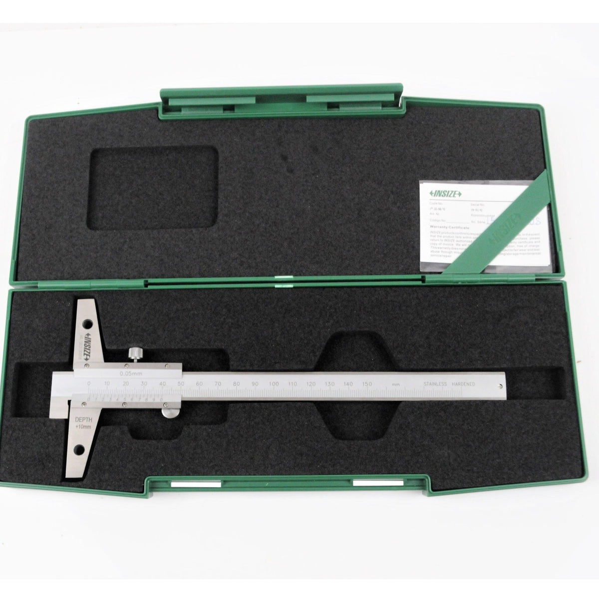 Insize Vernier Hook Depth Gauge 0-150mm Range Series 1248-150 - Twin Eagle Imports