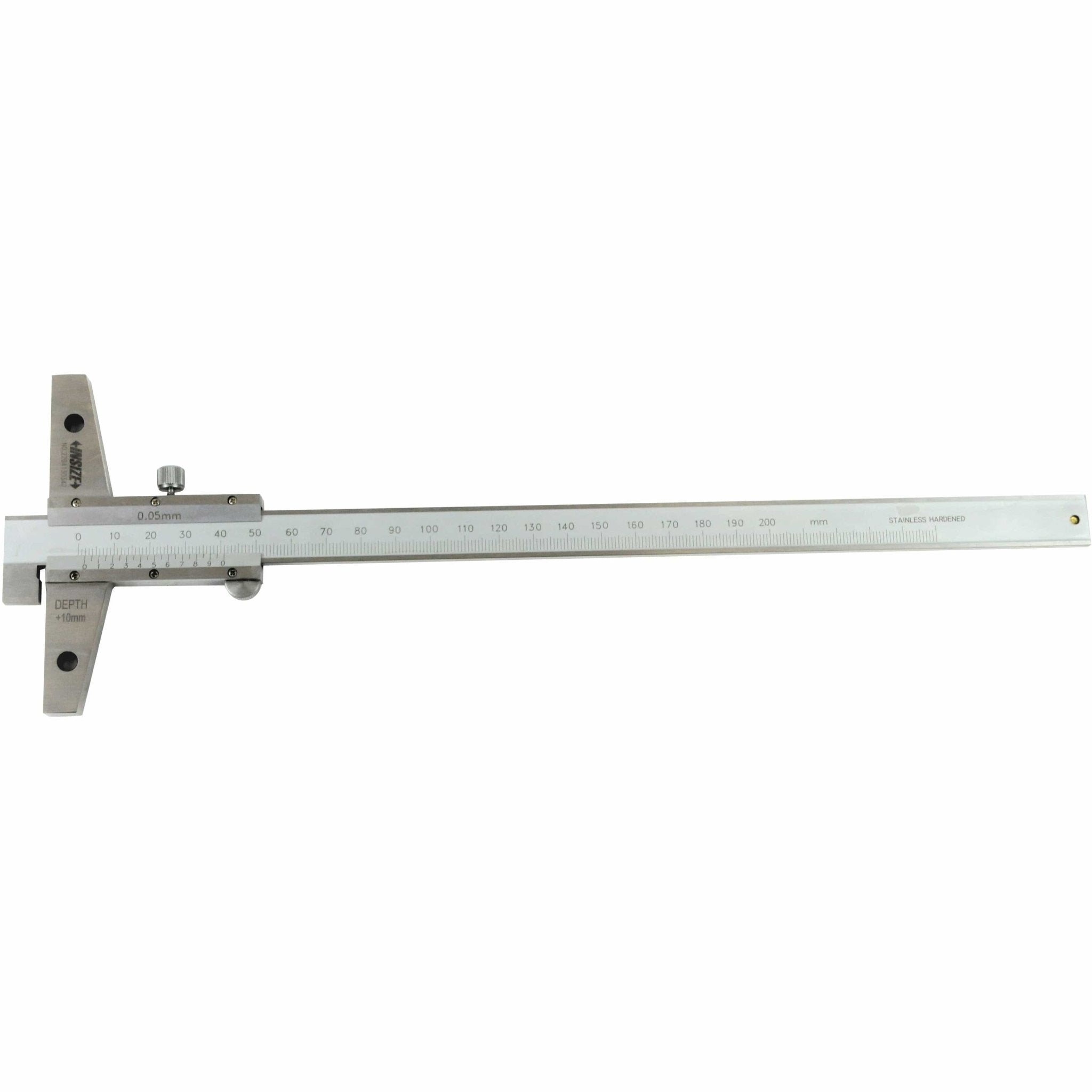 Insize Vernier Hook Depth Gauge 0-200mm Range Series 1248-200 - Twin Eagle Imports