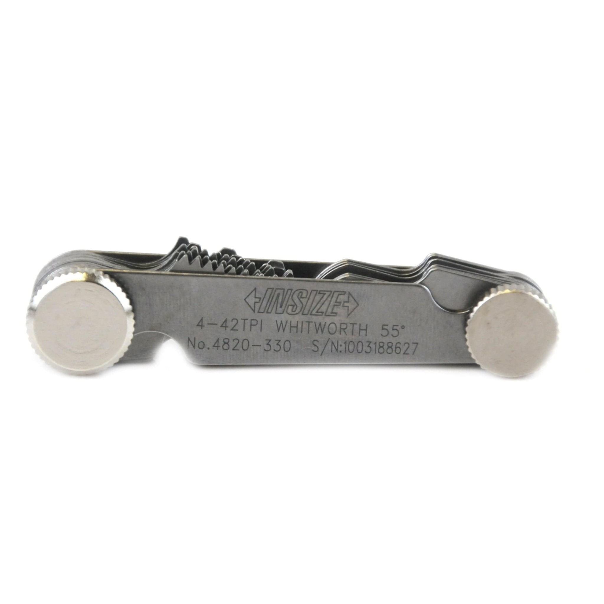 Insize Whitworth 55° Screw Pitch Gauge 4-42TPI Range Series 4820-330 - Twin Eagle Imports
