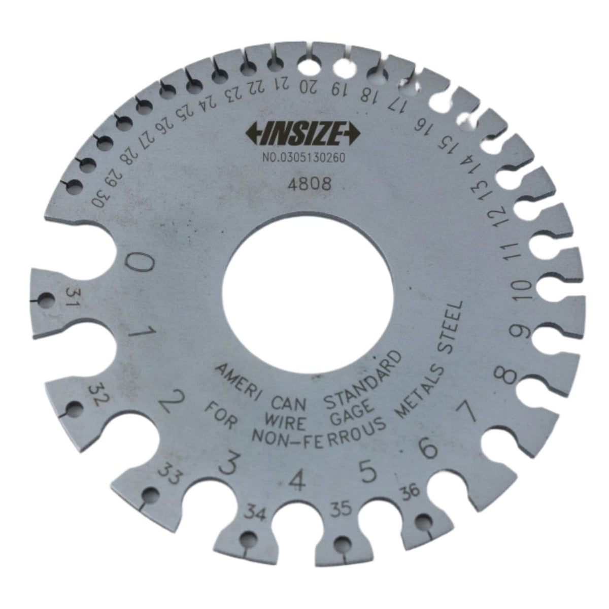 Insize Wire Gauge AWG 0-36 Range Series 4808 - Twin Eagle Imports
