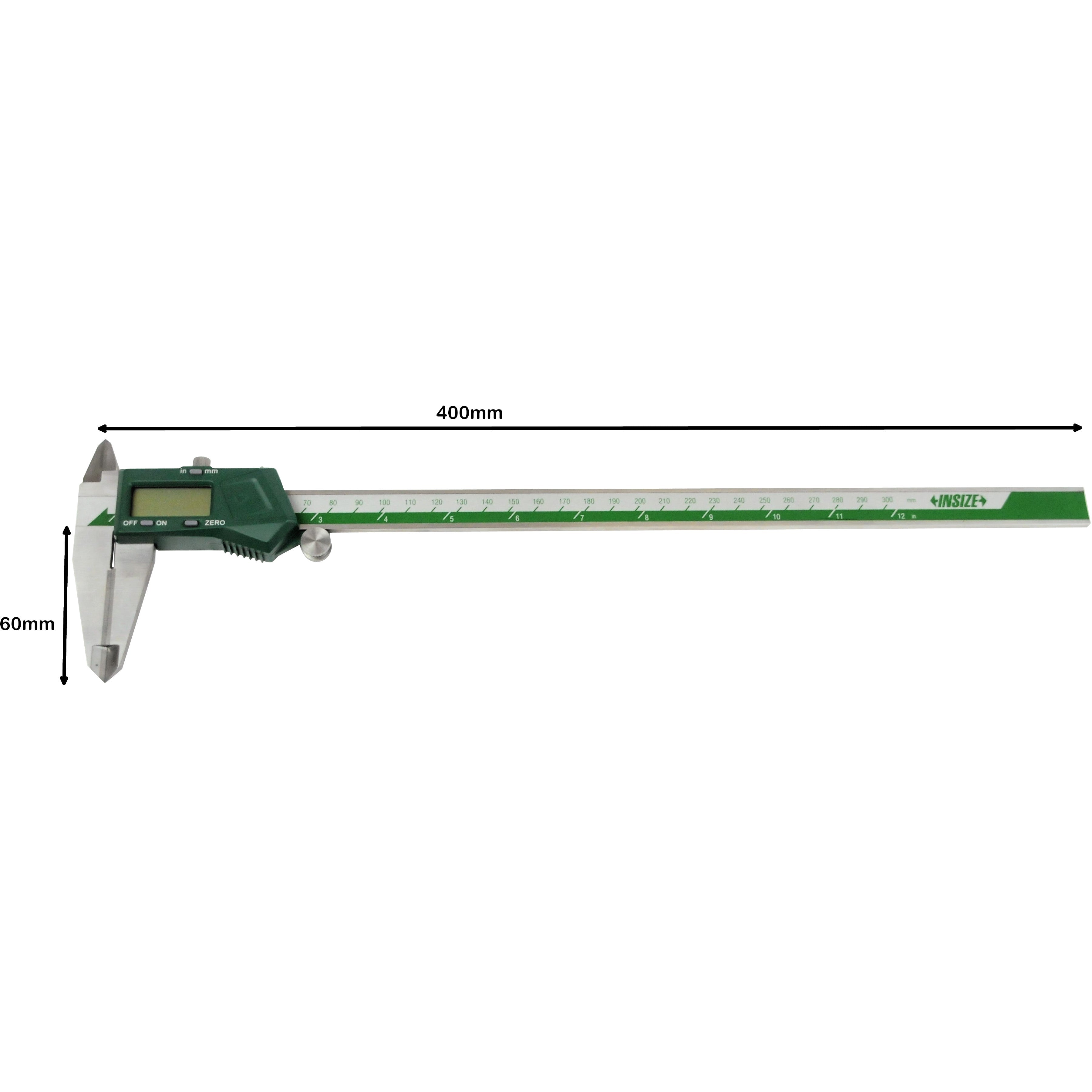 Insize Digital Caliper TCT 0-300mm/0-12" Range Series 1110-300A