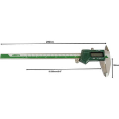 Insize Left Hand Digital Caliper 0-200mm/0-8" Range Series 1130-200