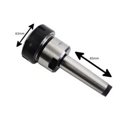 Collet Chuck ER40 Holder MT3 Morse 3 Shank M12