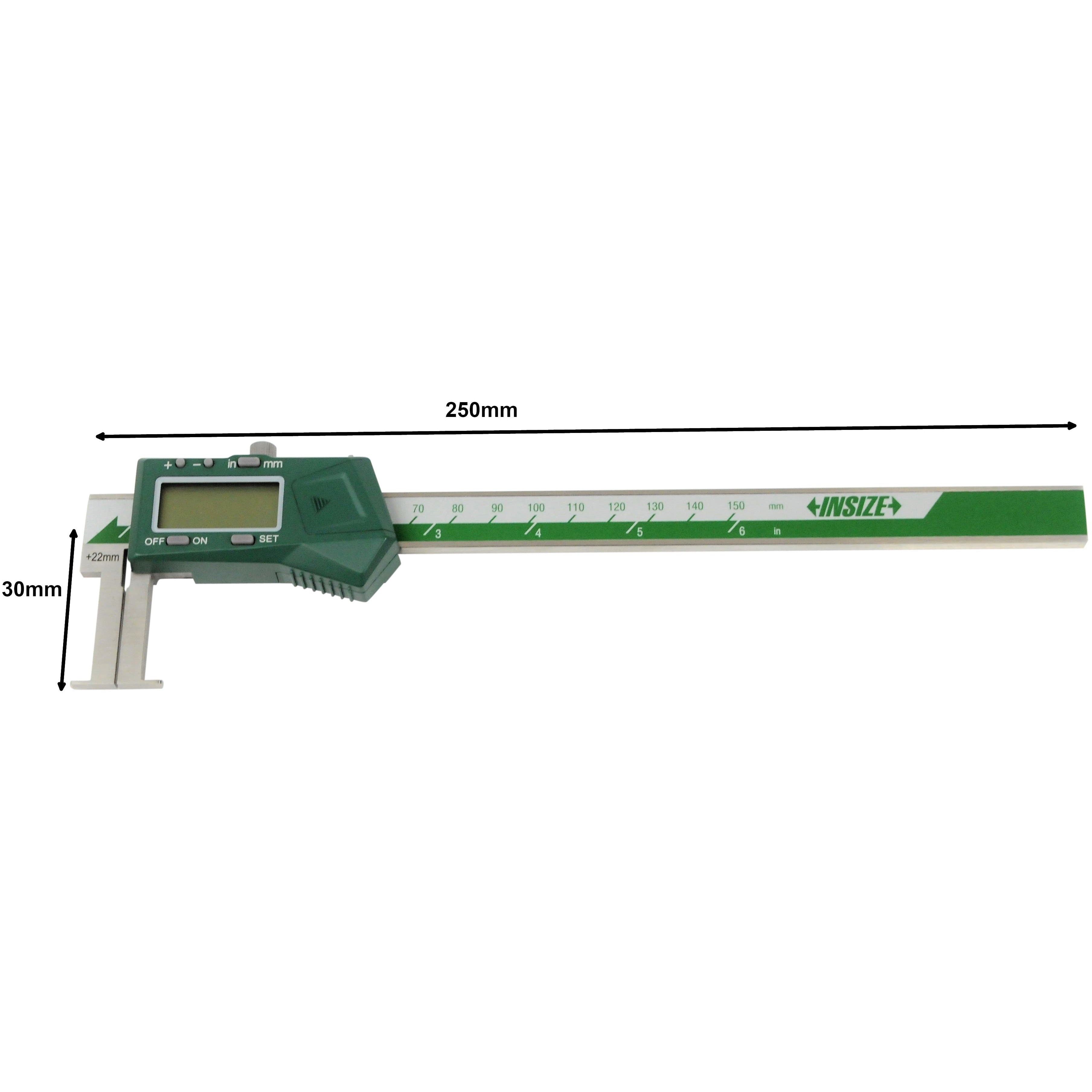 Insize Digital Inside Groove Caliper 22-150mm Range Series 1120-150A