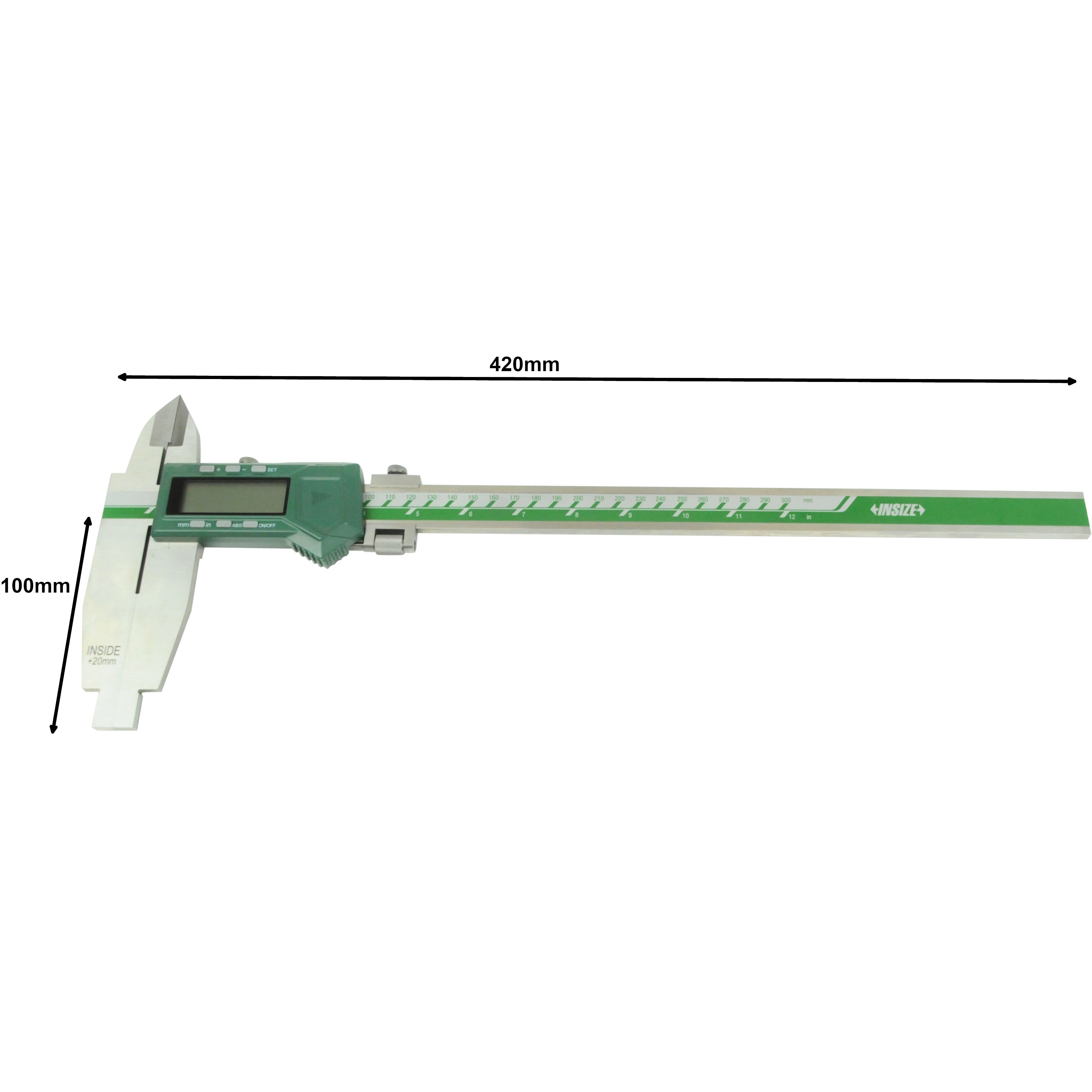 Insize Digital Caliper  0-300mm / 0-12" Range Series 1117-301