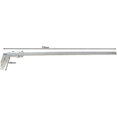 Insize Vernier Caliper 0-600mm/0-24" Range Series 1208-614