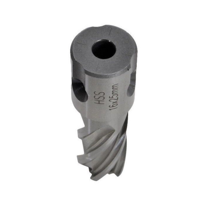 16 x 25mm HSS Annular Broach Cutter ; Rotabroach Magnetic Drill. ; Universal Shank