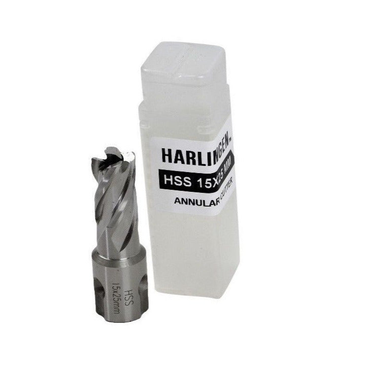 15 x 25mm HSS Annular Broach Cutter ; Rotabroach Magnetic Drill. ; Universal Shank