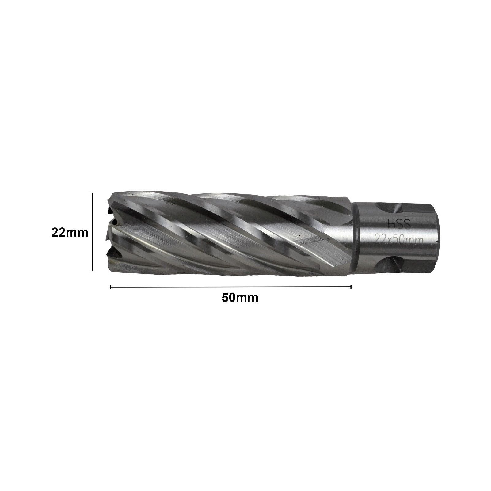 22x50mm HSS Annular Broach Cutter ; Magnetic Drill ; Rotabroach ; Universal Shank