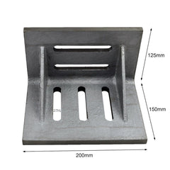 Twin Eagle Imports Angle Plate Angle Plate 8"x6"x5"  - Slotted and Webbed