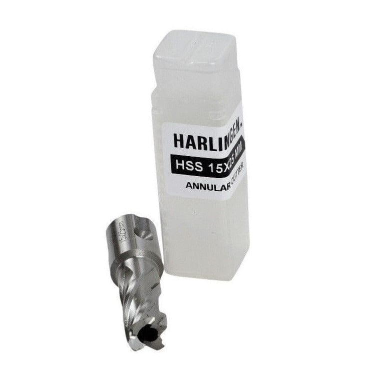 Twin Eagle Imports Annular Cutter 15 x 25mm D.O.C HSS Weldon Shank Annular Cutter