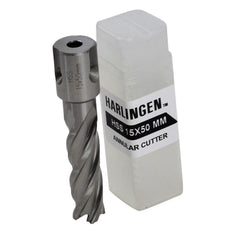 Twin Eagle Imports Annular Cutter 15 x 50mm D.O.C HSS Weldon Shank Annular Cutter