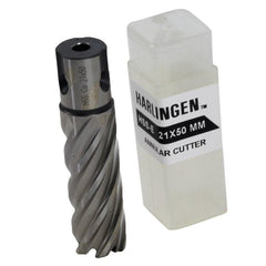 Twin Eagle Imports Annular Cutter 21 x 50mm D.O.C HSS Weldon Shank Annular Cutter