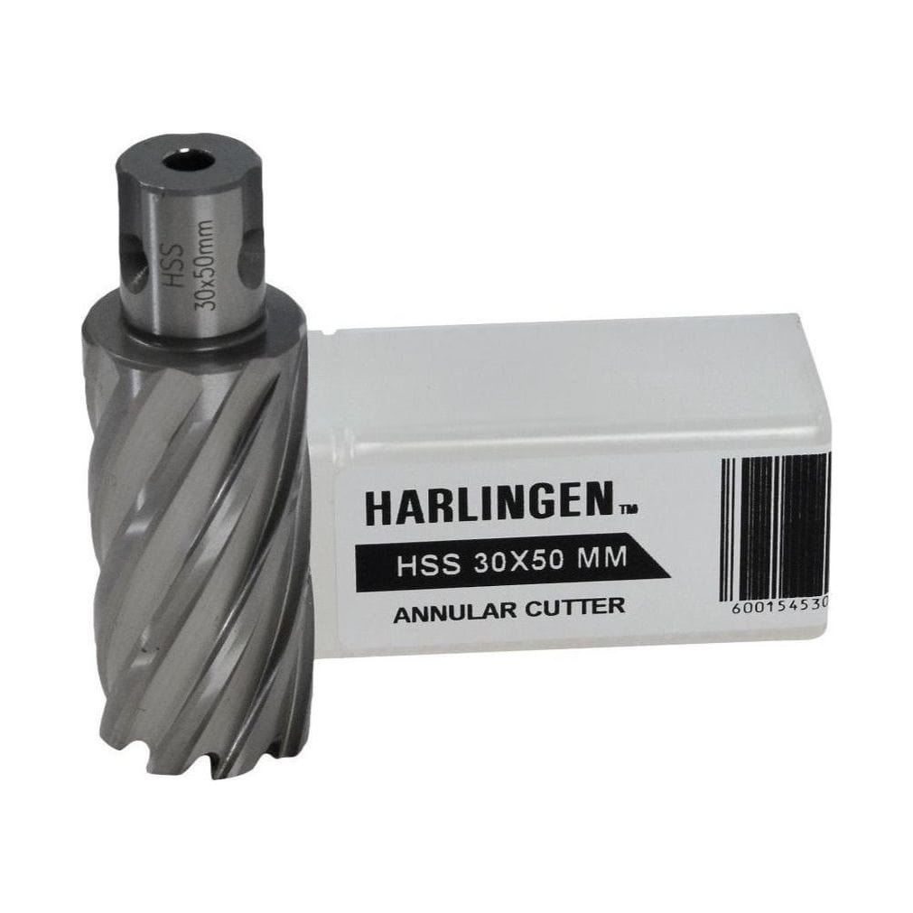 Twin Eagle Imports Annular Cutter 30 x 50mm D.O.C HSS Weldon Shank Annular Cutter