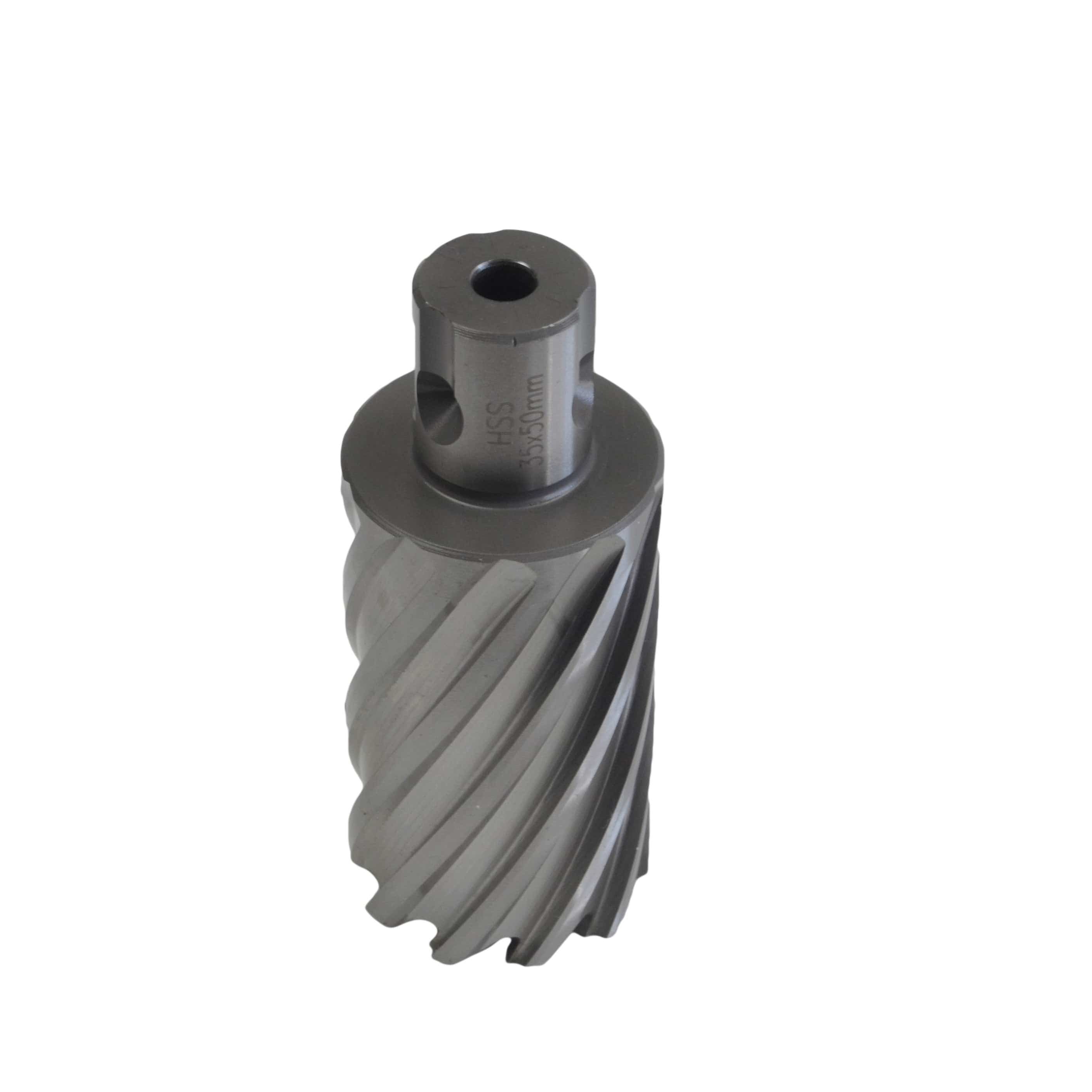 Twin Eagle Imports Annular Cutter 35 x 50mm D.O.C HSS Weldon Shank Annular Cutter