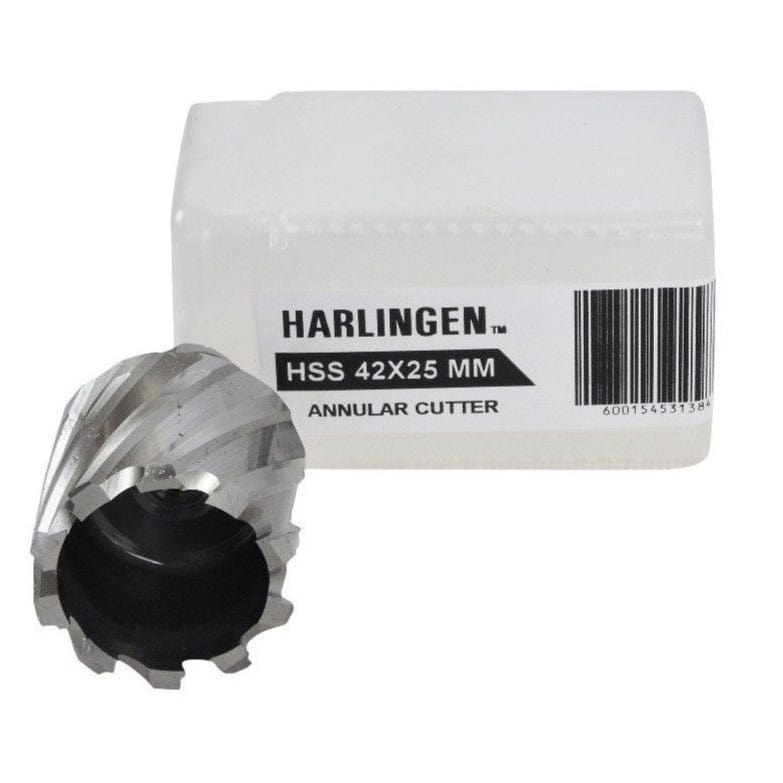 Twin Eagle Imports Annular Cutter 42 x 25mm D.O.C HSS Weldon Shank Annular Cutter