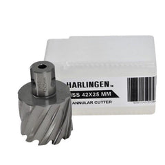 Twin Eagle Imports Annular Cutter 42 x 25mm D.O.C HSS Weldon Shank Annular Cutter