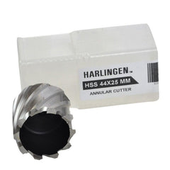 Twin Eagle Imports Annular Cutter 44 x 25mm D.O.C HSS Weldon Shank Annular Cutter