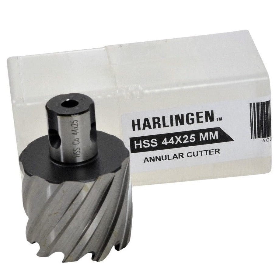 Twin Eagle Imports Annular Cutter 44 x 25mm D.O.C HSS Weldon Shank Annular Cutter