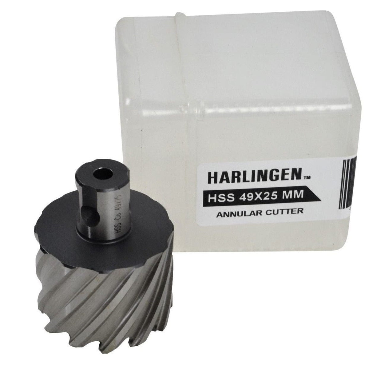 Twin Eagle Imports Annular Cutter 49 x 25mm D.O.C HSS Weldon Shank Annular Cutter