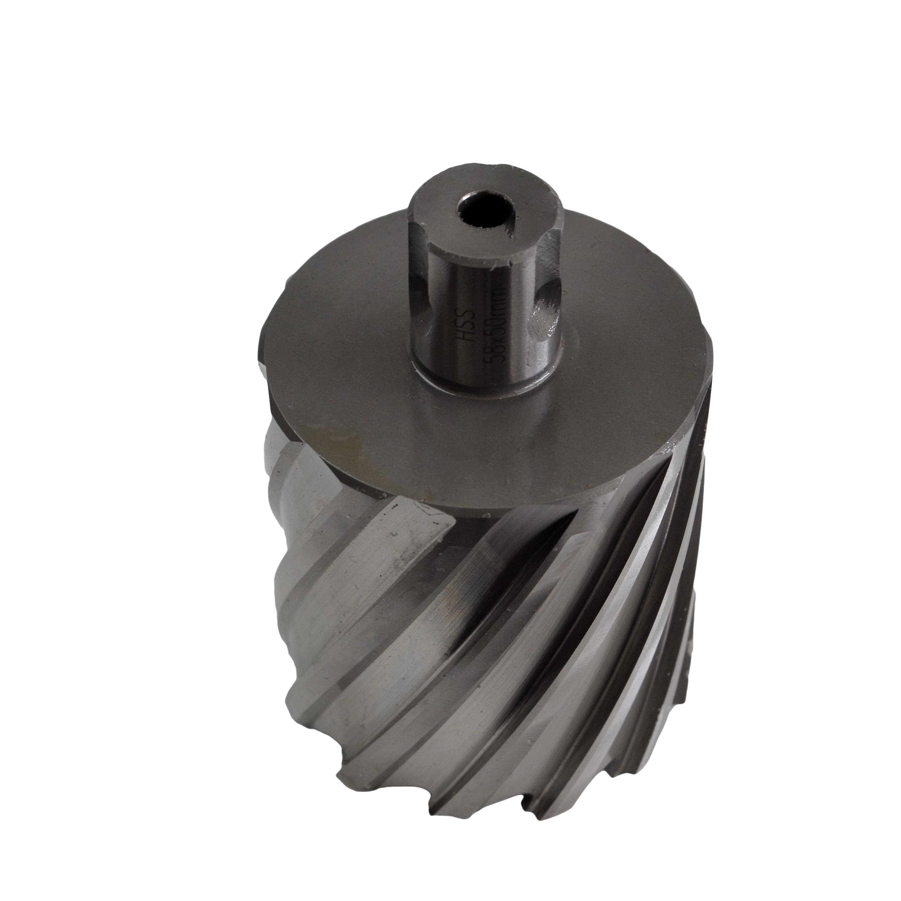 Twin Eagle Imports Annular Cutter 58 x 50mm D.O.C HSS Weldon Shank Annular Cutter