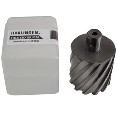 Twin Eagle Imports Annular Cutter 58 x 50mm D.O.C HSS Weldon Shank Annular Cutter