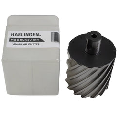 Twin Eagle Imports Annular Cutter 60 x 50mm D.O.C HSS Weldon Shank Annular Cutter