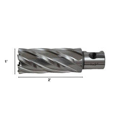 Twin Eagle Imports Annular Cutter Imperial HSS Annular Cutter 1"x2" Weldon Shank