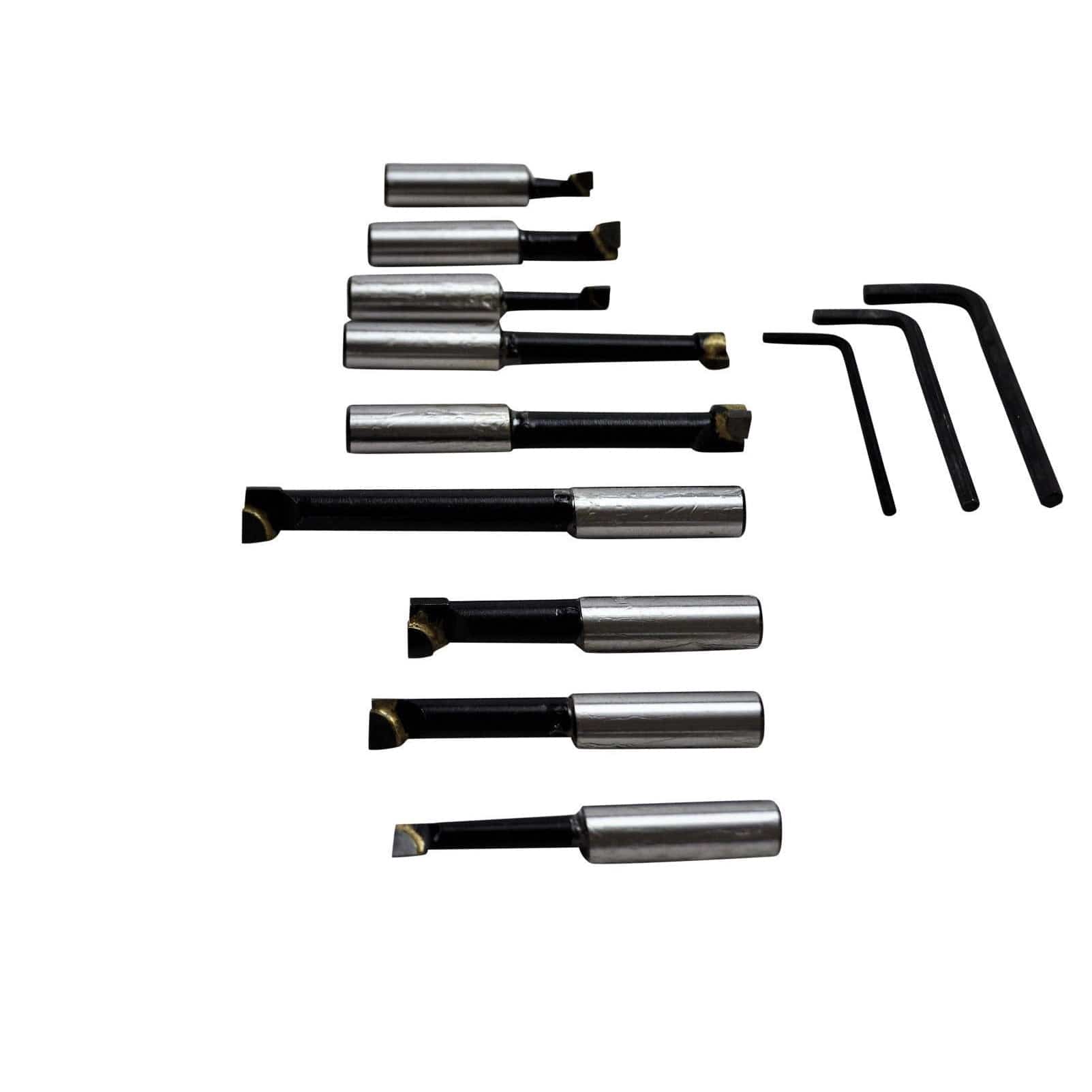 Twin Eagle Imports Boring Head Kit 50mm Boring Head Set MT3 M12 Drawbar Shank