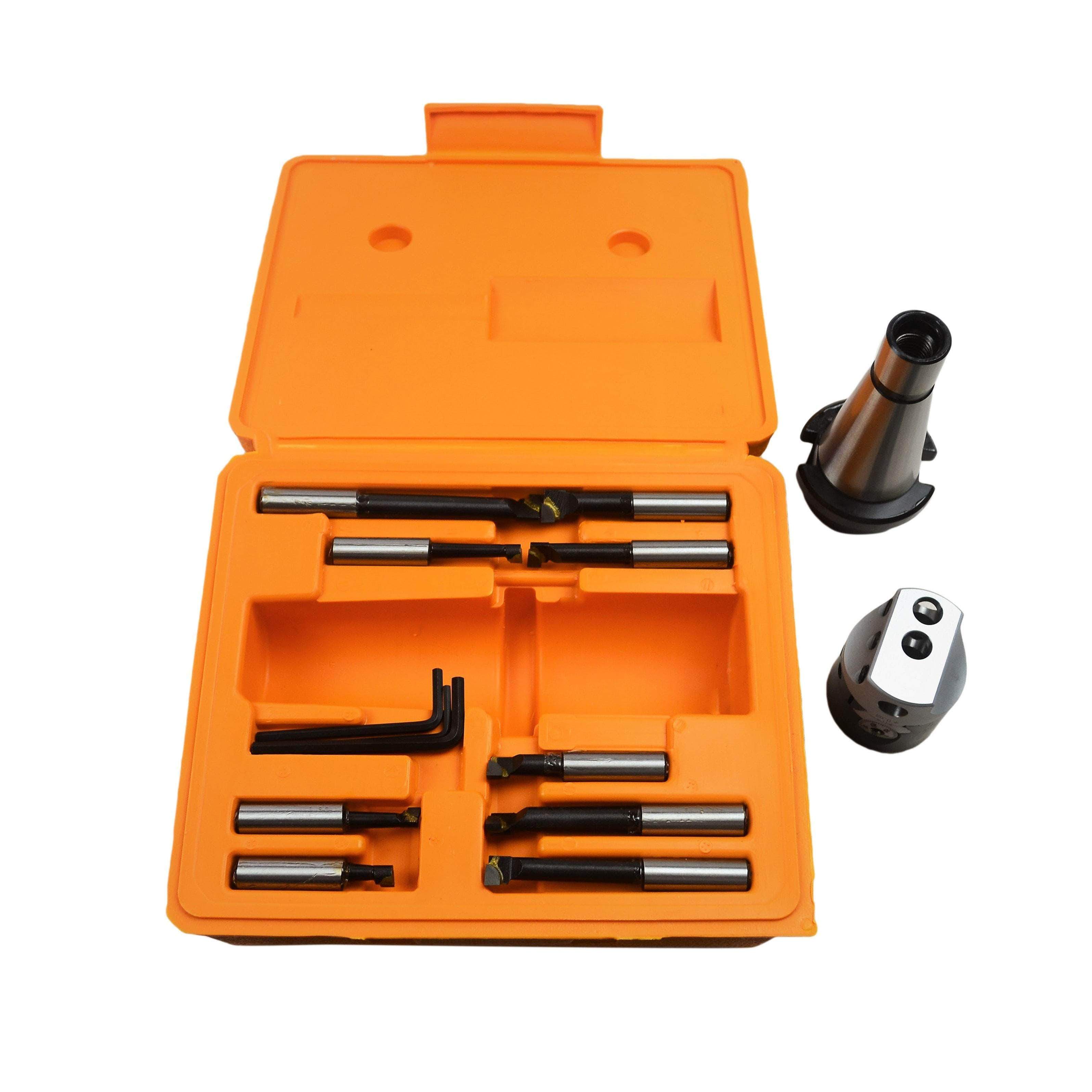 Twin Eagle Imports Boring Head Kit 50mm Boring Head Set NT40 M16 Drawbar Shank