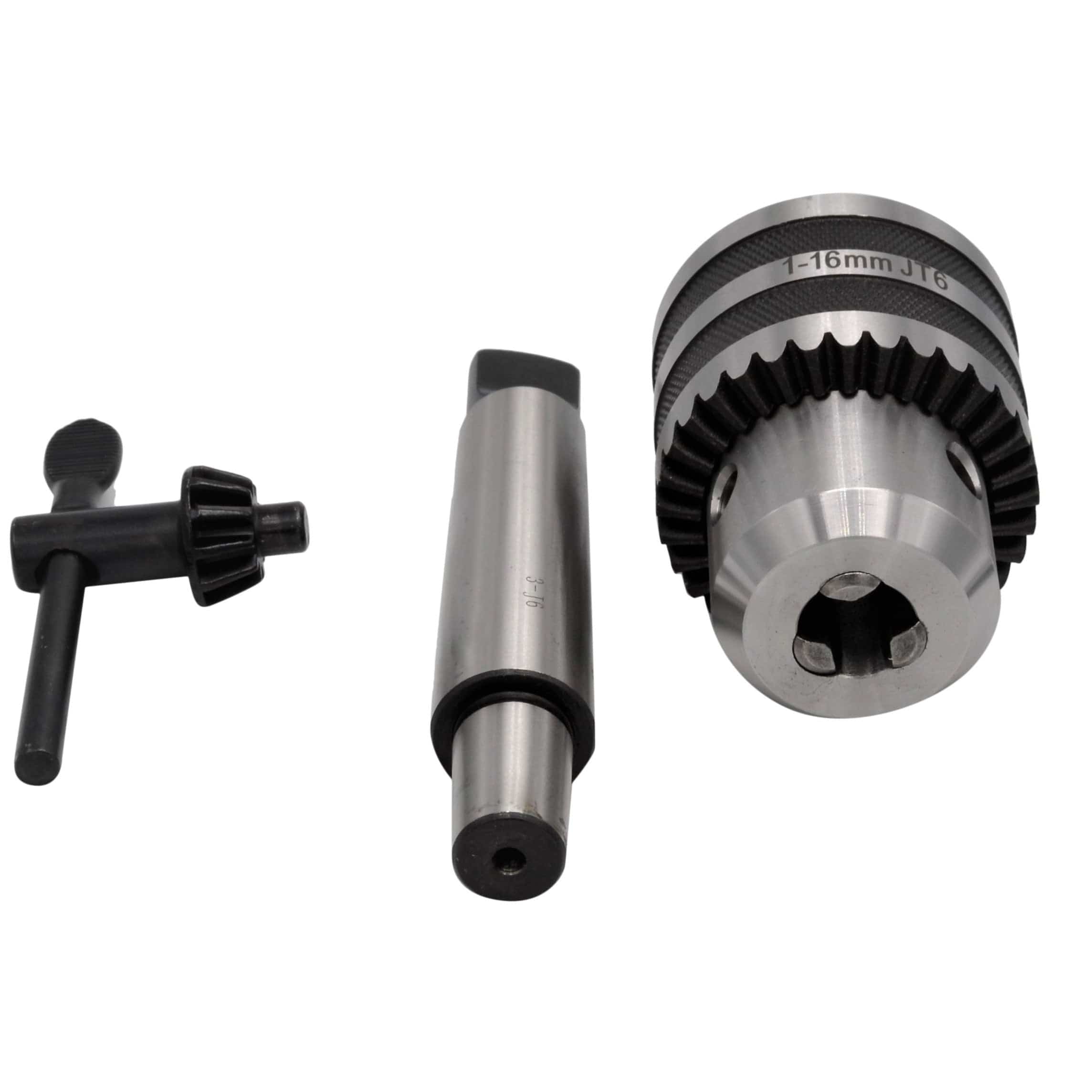 Twin Eagle Imports Chuck 1-16mm Key Drill Chuck includes JT6 MT3 Arbor