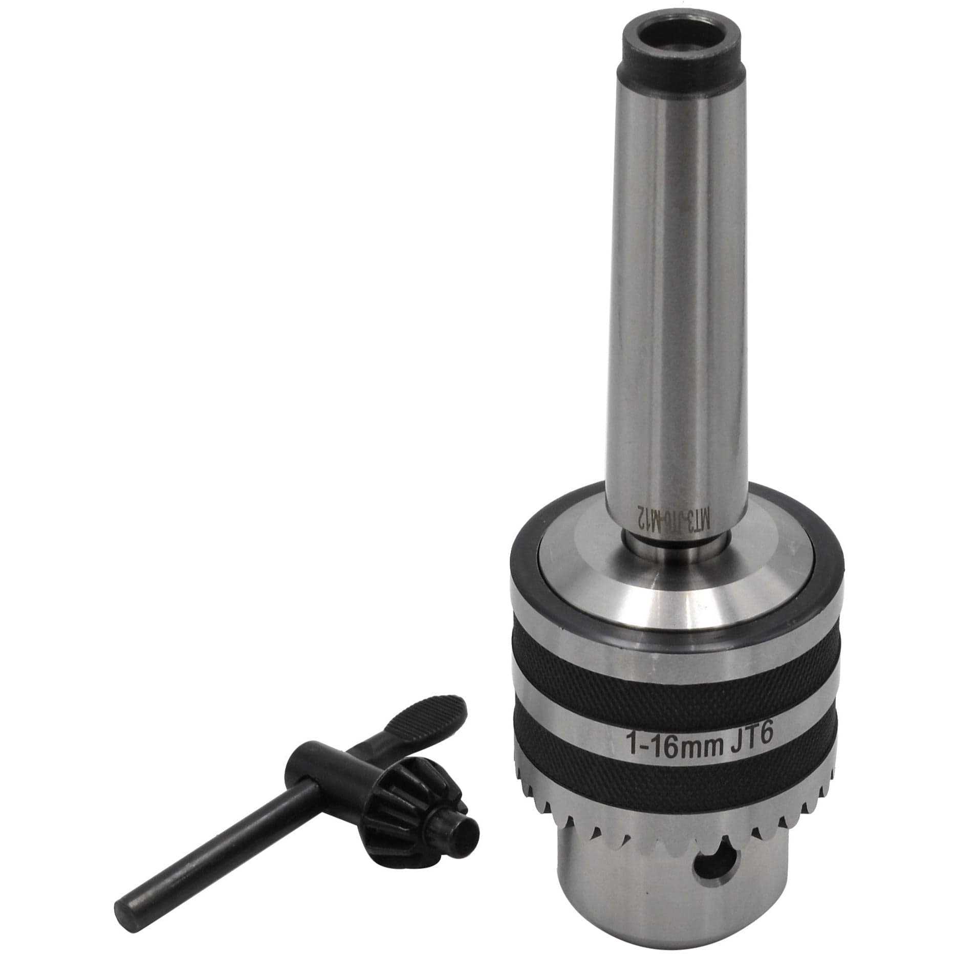 Twin Eagle Imports Chuck 1-16mm Key Drill Chuck includes JT6 MT3 Drawbar Arbor