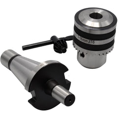 Twin Eagle Imports Chuck 1-16mm Key Drill Chuck includes JT6 NT40 Drawbar Arbor