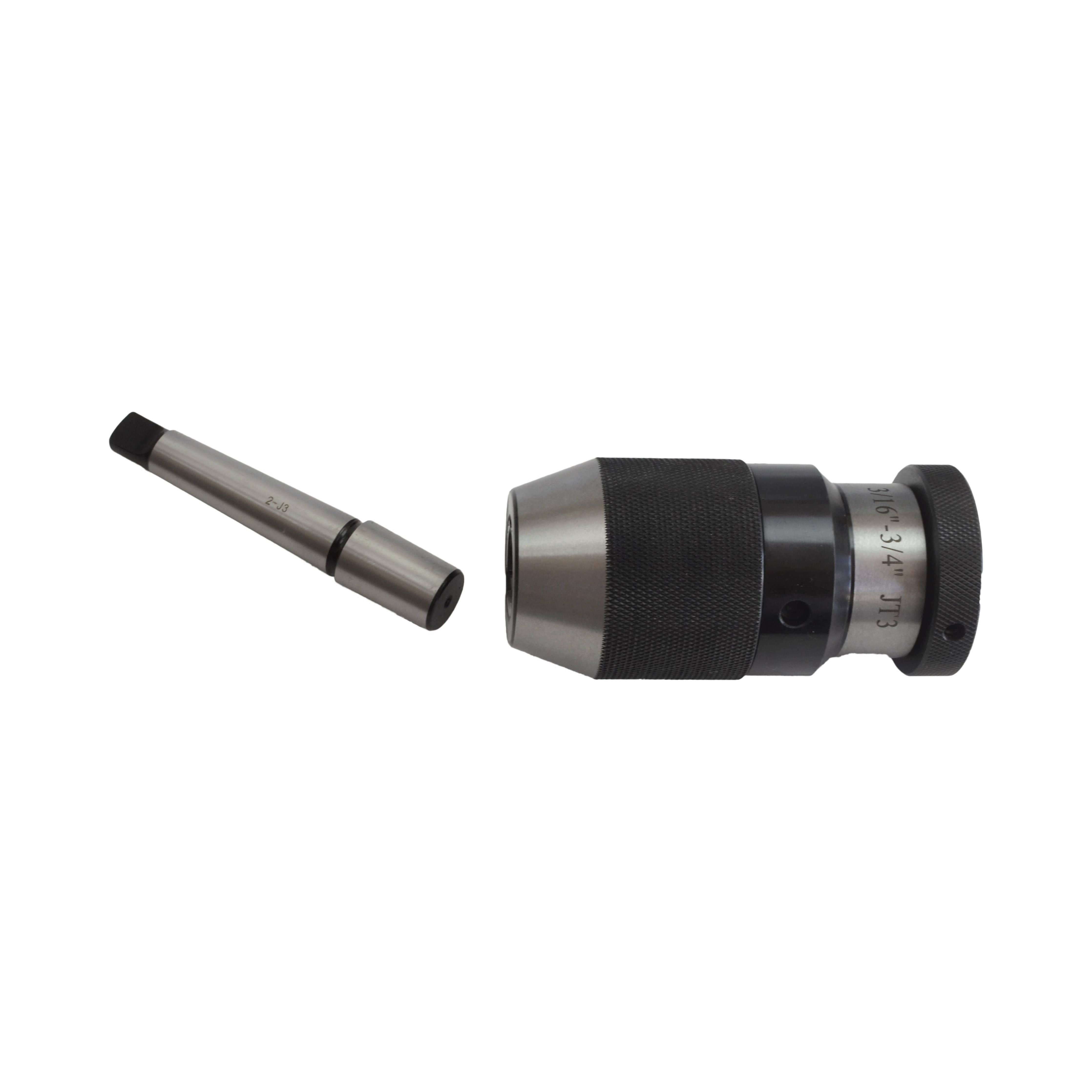 Twin Eagle Imports Chuck 3/16"-3/4" JT3 Keyless Drill Chuck MT2 Arbor  with Tang B Series