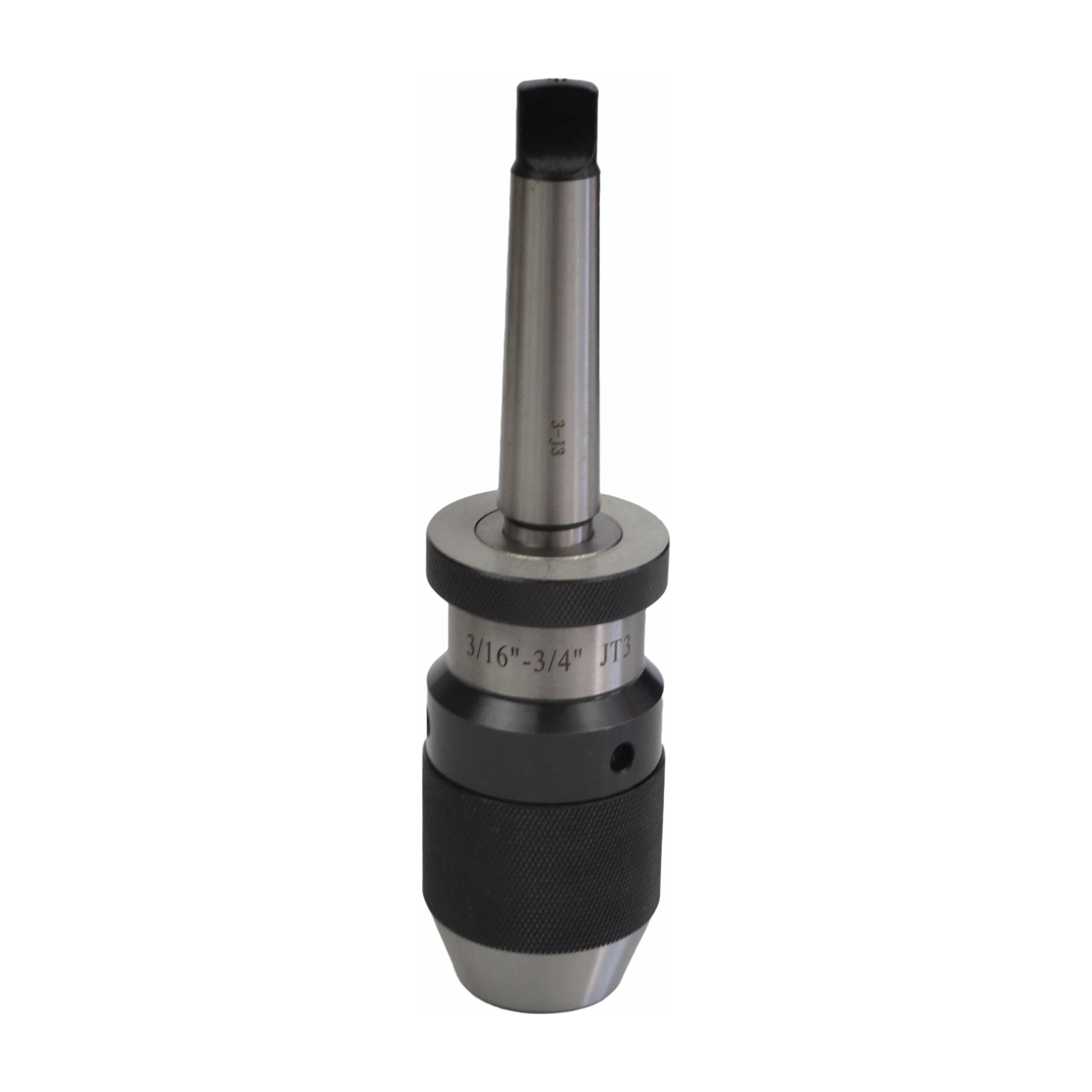 Twin Eagle Imports Chuck 3/16"-3/4" JT3 Keyless Drill Chuck MT3 Arbor with Tang B Series