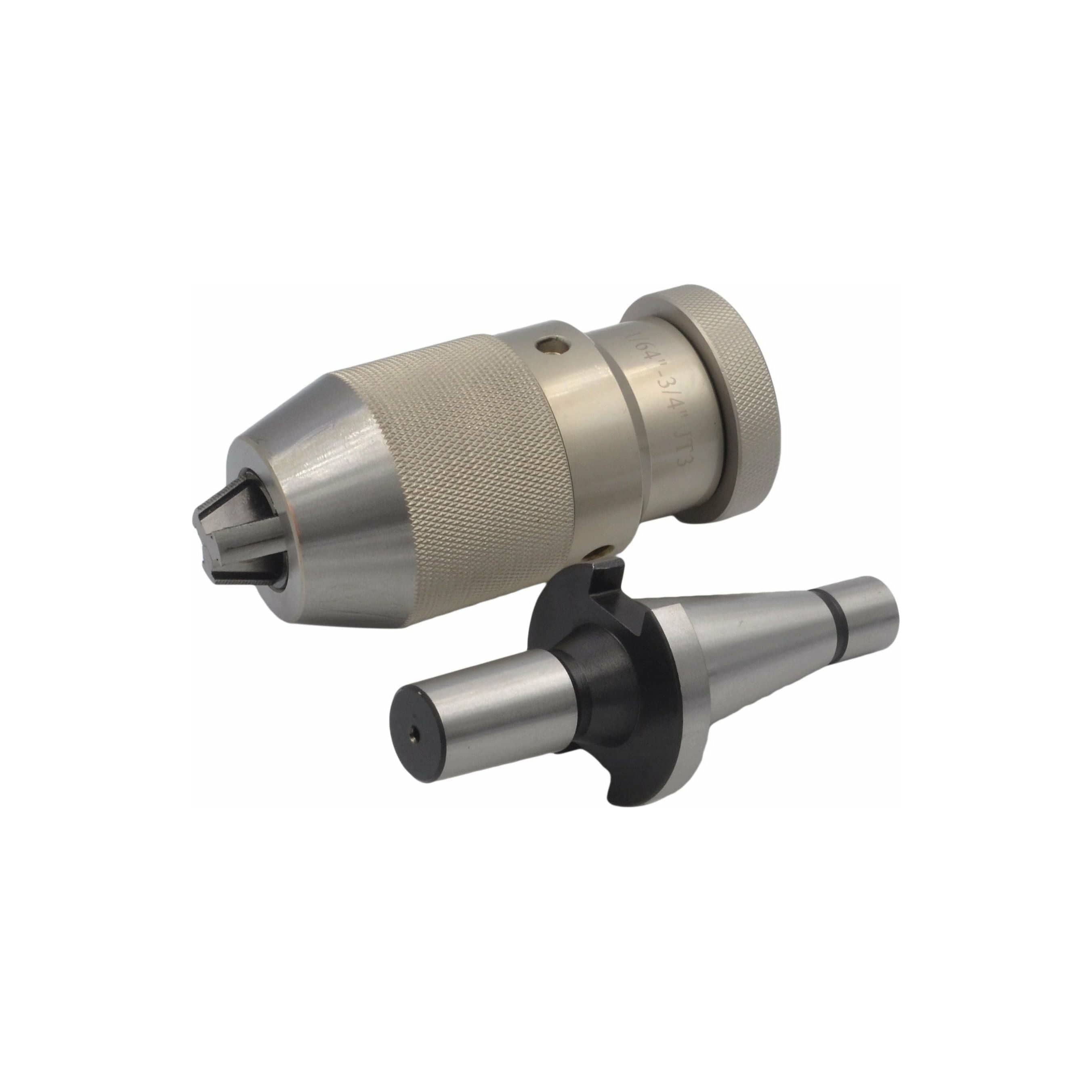 Twin Eagle Imports Chuck 3/16"-3/4" JT3 Keyless Drill Chuck NT30 Drawbar Arbor M Series