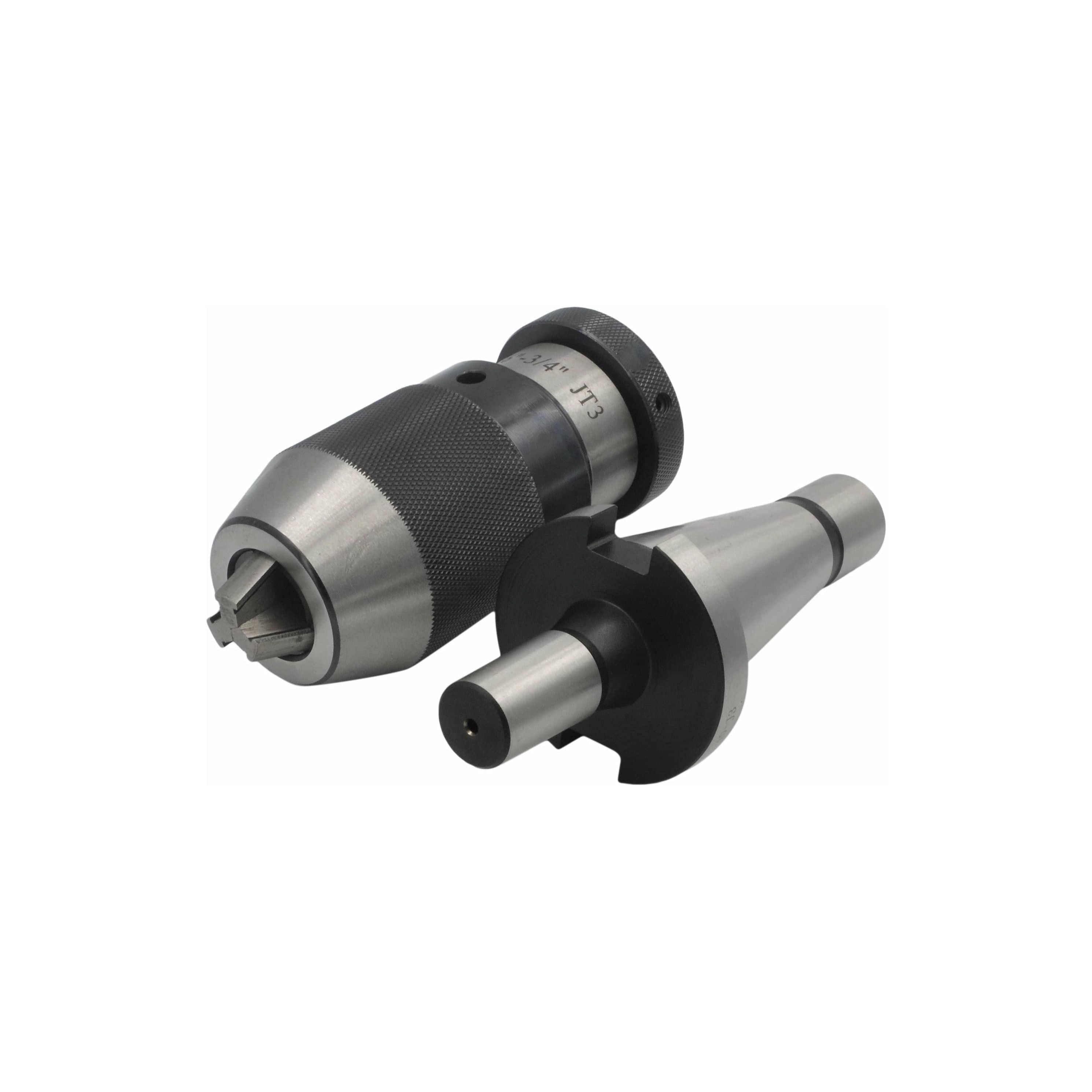 Twin Eagle Imports Chuck 3/16"-3/4" JT3 Keyless Drill Chuck NT40 Drawbar Arbor B Series